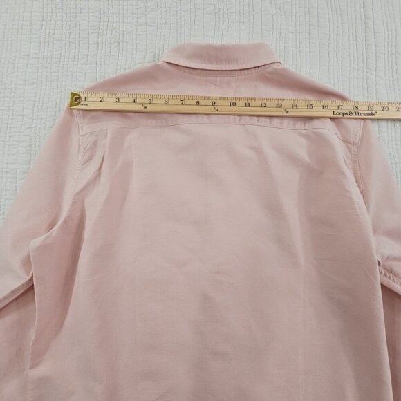 NWT Levi's Oxford Shirt Men's L Pink Long Sleeve Button Up NEW Spread Collar - Picture 15 of 16